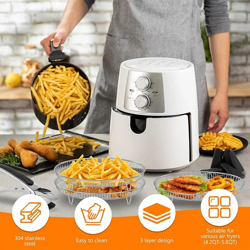 3-layers Air Fryer Rack