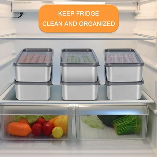 Stainless Fridge Organizer - 2L