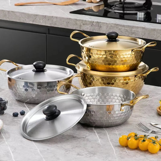 19cm Stainless Steel Korean Ramen Pot