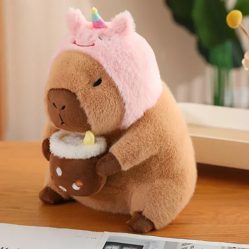 Kawaii Capybara Bread Plush Toy