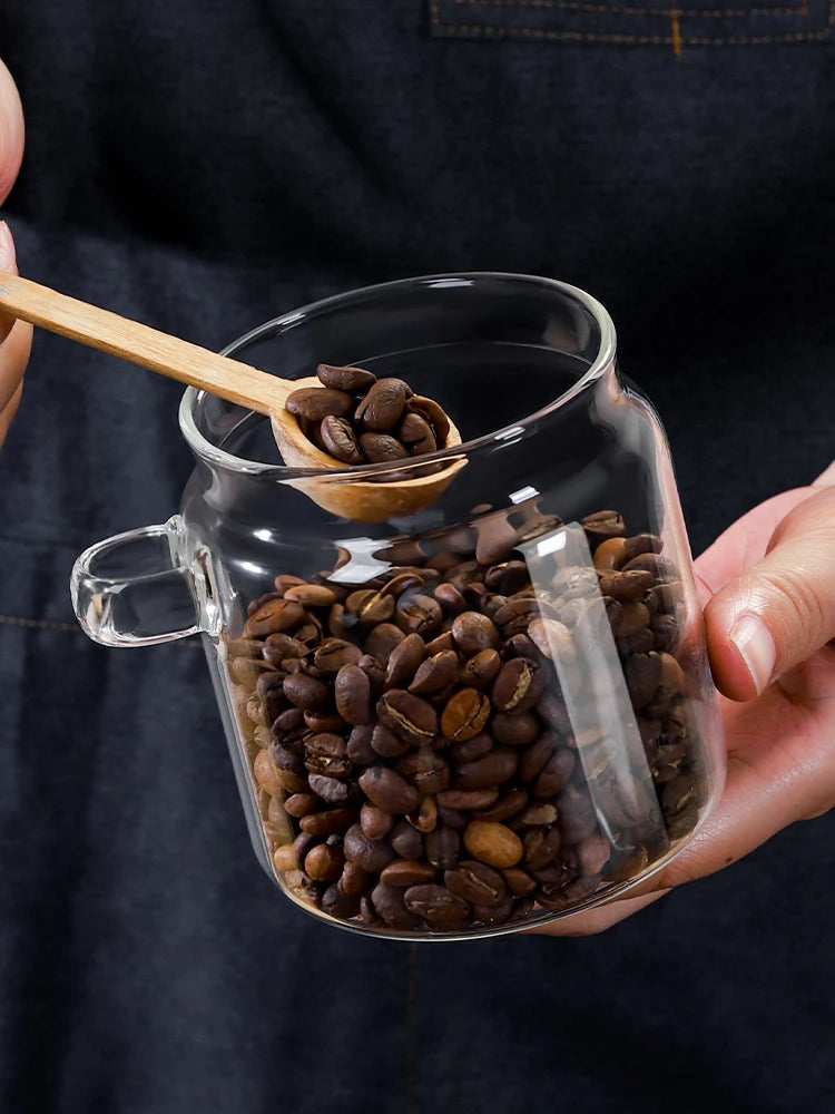 Coffee Bean Storage Jar with Spoon