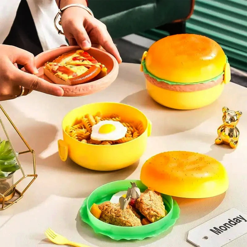 Hamburger Lunch Box