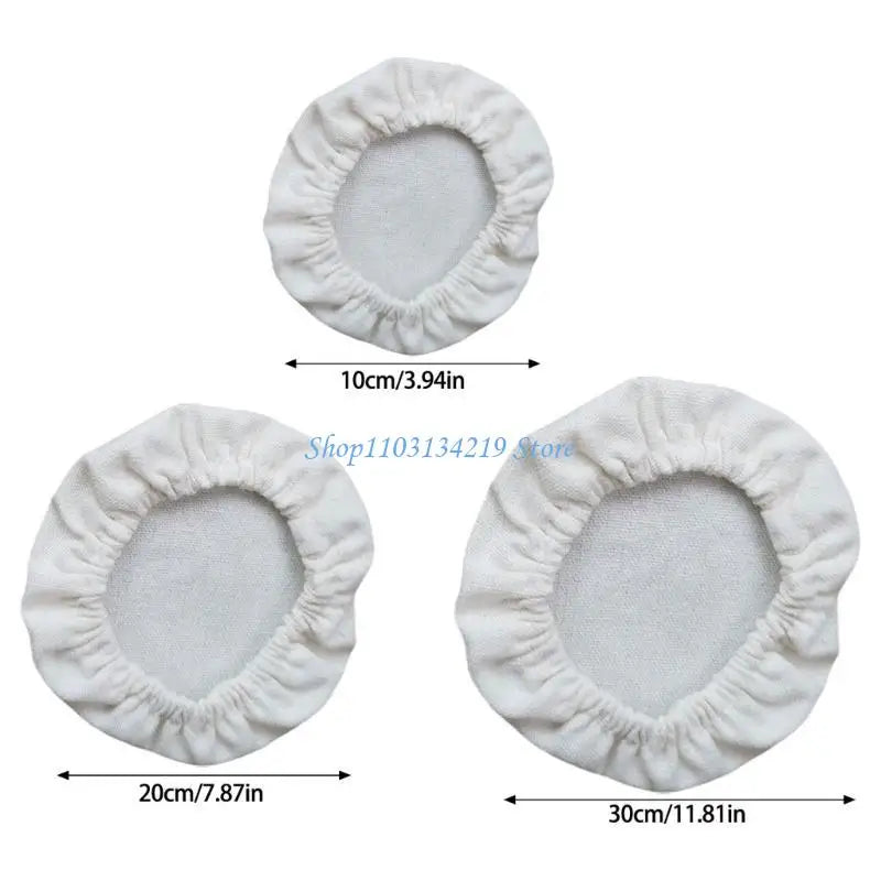 6pcs Elastic Cotton Covers for Sourdough Fermentation