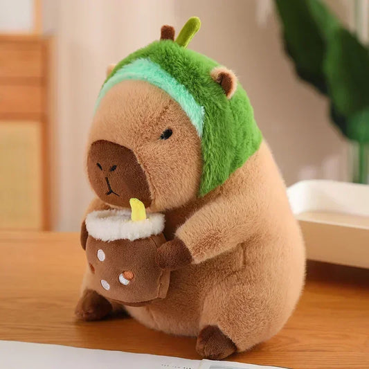 Kawaii Capybara Bread Plush Toy