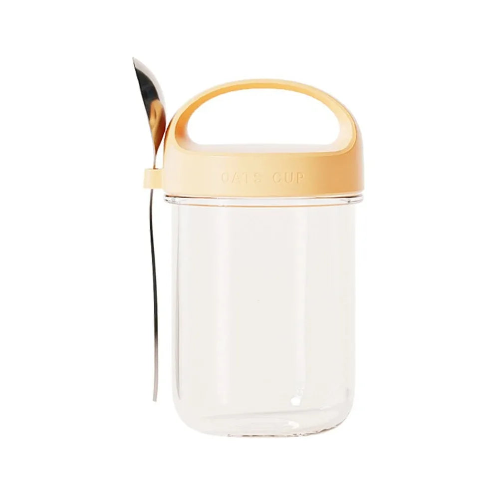 430ML Overnight Oat Cup Glass With Spoon