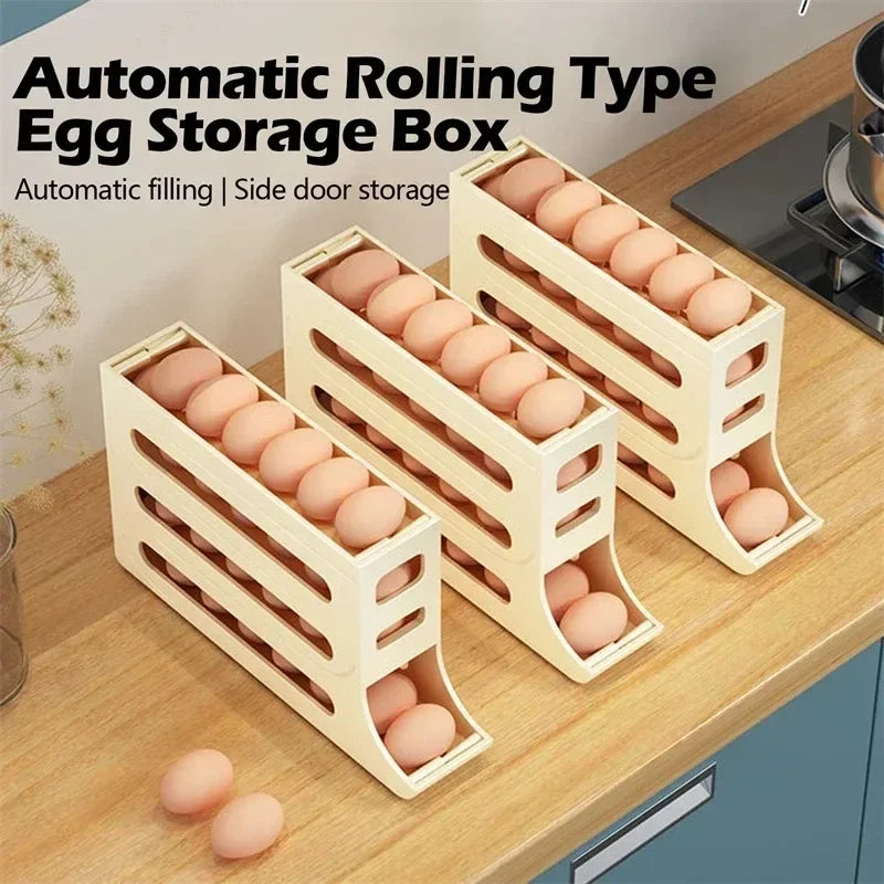 4 Tier Egg Storage Organizer