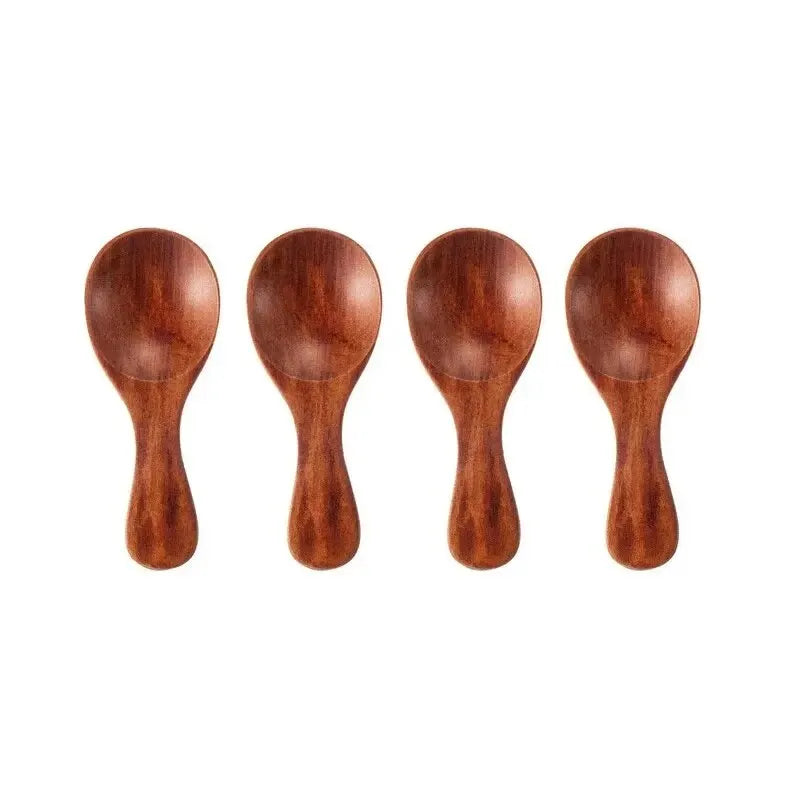 4Pcs Mini Wooden Spoons Set