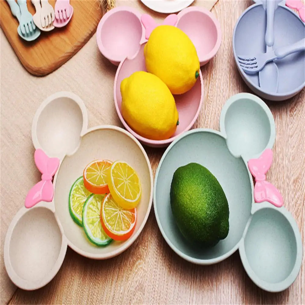 3 Pcs Childrens Tableware Set
