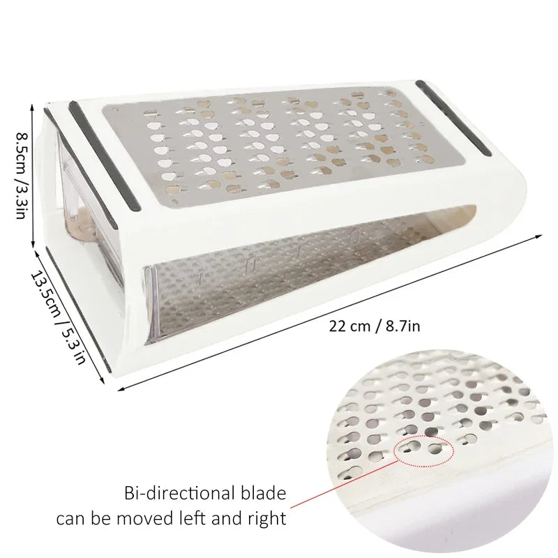 Double-sided Grater with Cutter Box