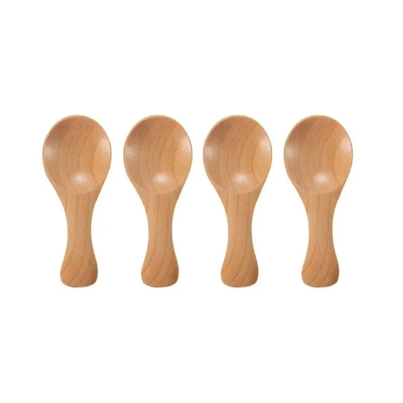 4Pcs Mini Wooden Spoons Set