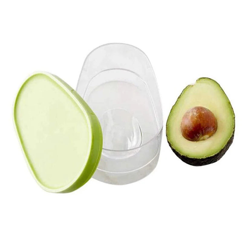 Avocado Food Storage Box Space Saver Plastic Fruit Container for Kitchen Crisper Vegetable Organizer Bag