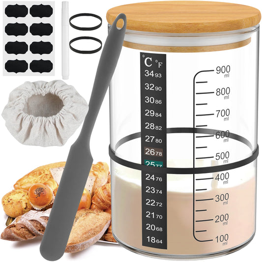 9Pcs Sourdough Starter Kit