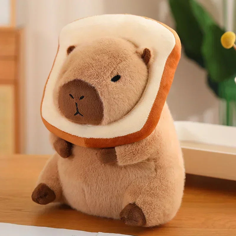 Kawaii Capybara Bread Plush Toy