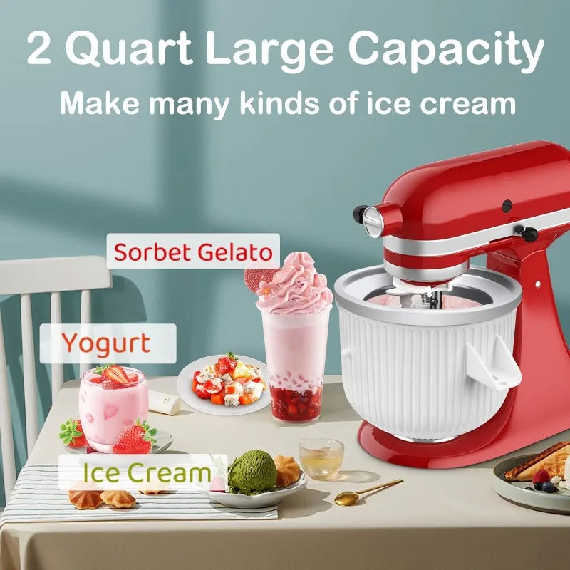 Ice Cream Mixer Bowl suitable for Kitchen Aids