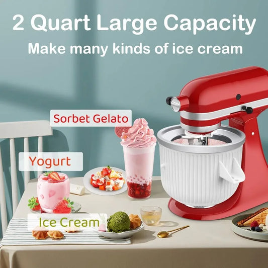 Ice Cream Mixer Bowl suitable for Kitchen Aids