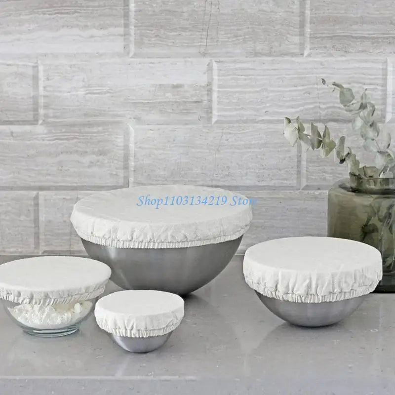 6pcs Elastic Cotton Covers for Sourdough Fermentation