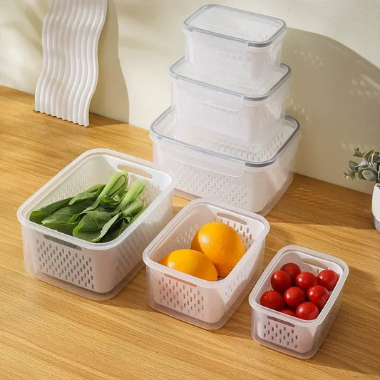 3Pack Fridge Storage Containers