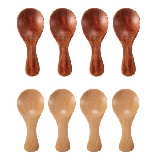 4Pcs Mini Wooden Spoons Set