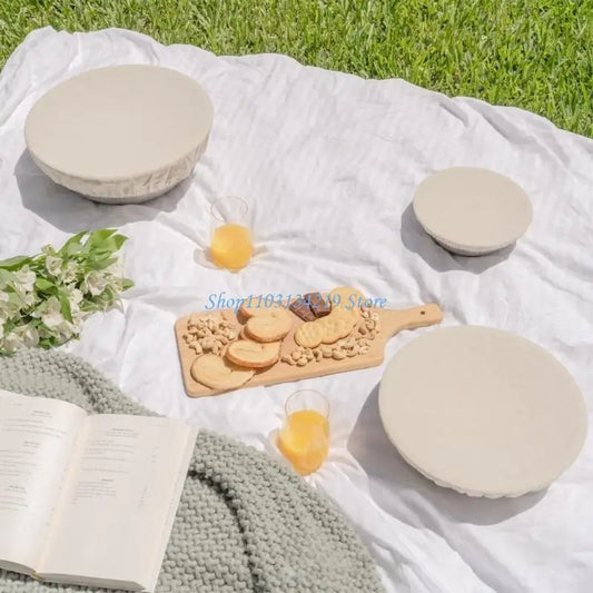 6pcs Elastic Cotton Covers for Sourdough Fermentation