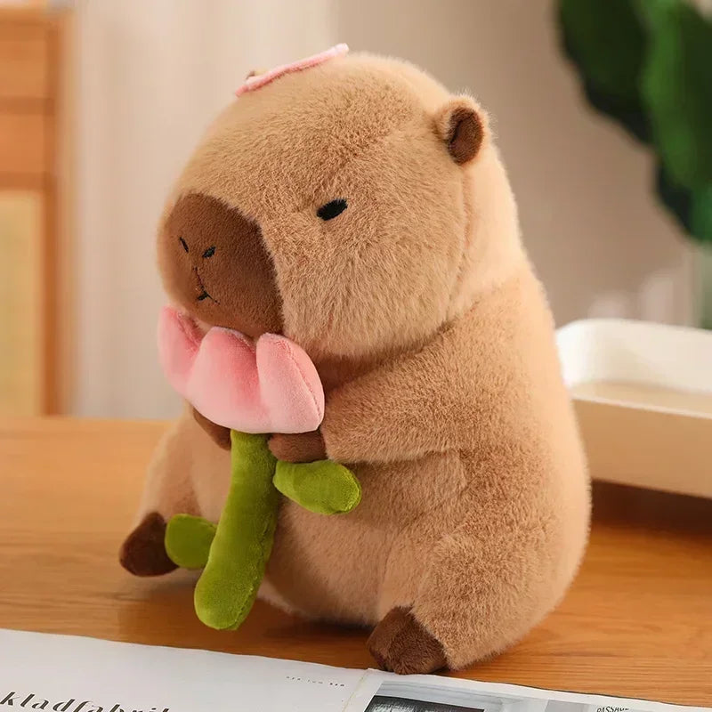 Kawaii Capybara Bread Plush Toy