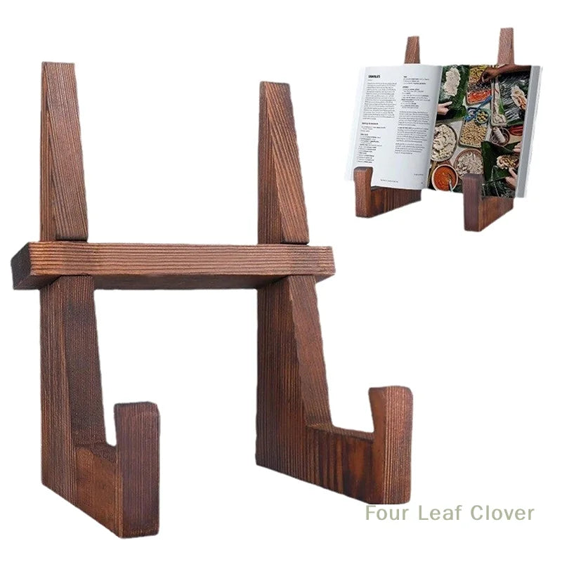 Wooden Recipe Book Stand