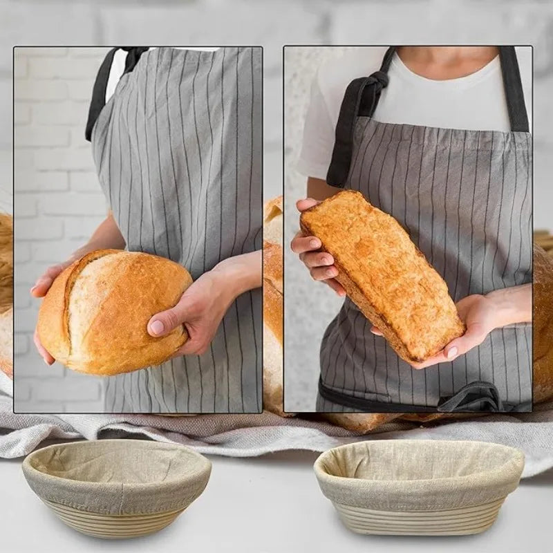 Sourdough Bread Fermentation Basket Set