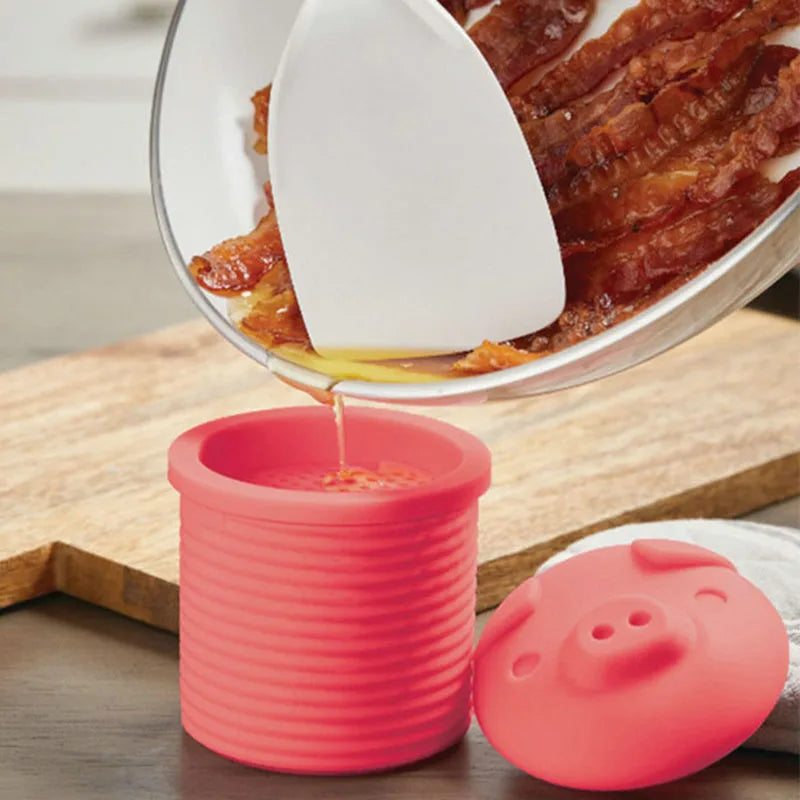 Grease Container with Filter for Tallow Making