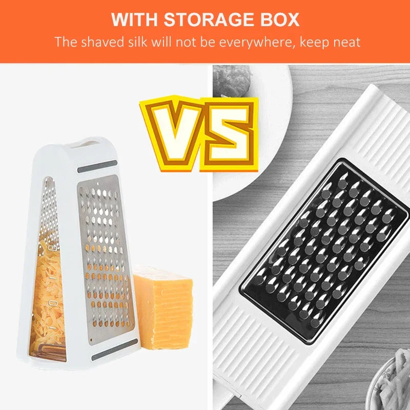 Double-sided Grater with Cutter Box