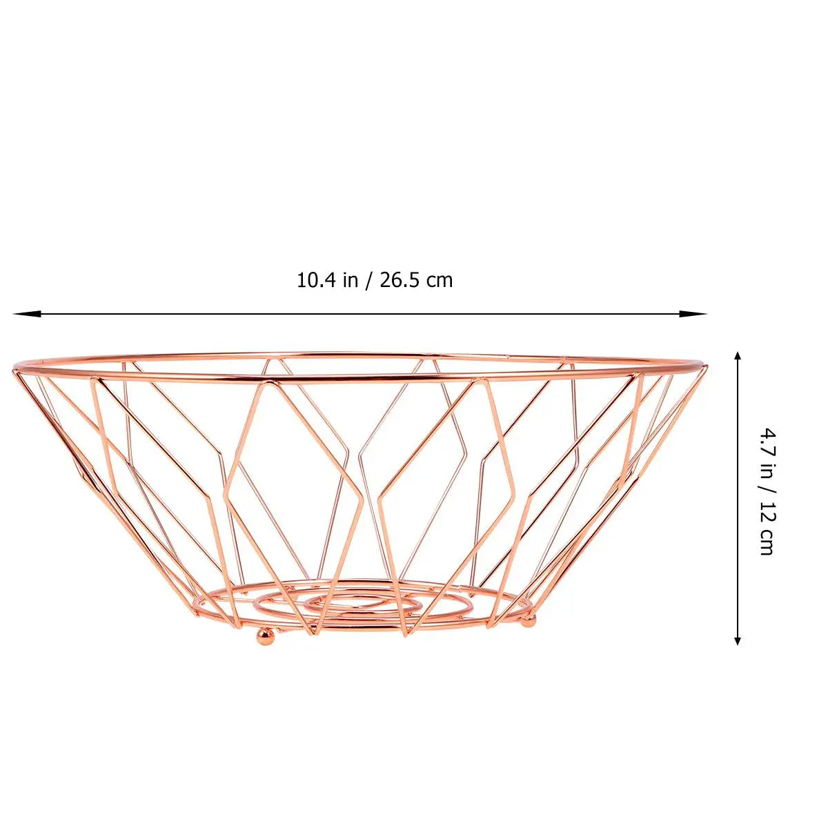 Rose Gold Fruit Bowl