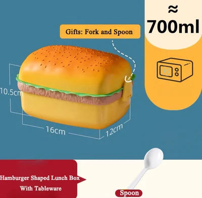Hamburger Lunch Box
