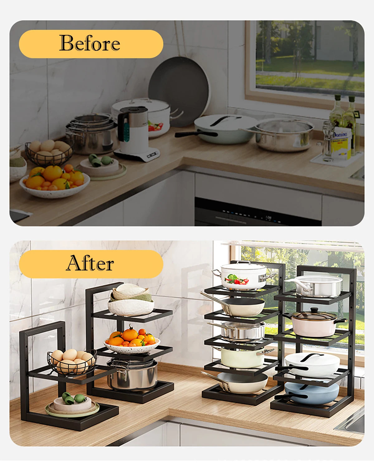 Adjustable Pot Organizer