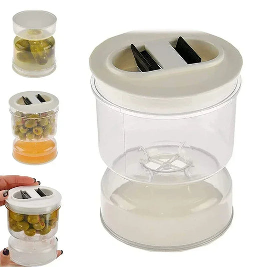 Wet and Dry Separation Pickle Jar