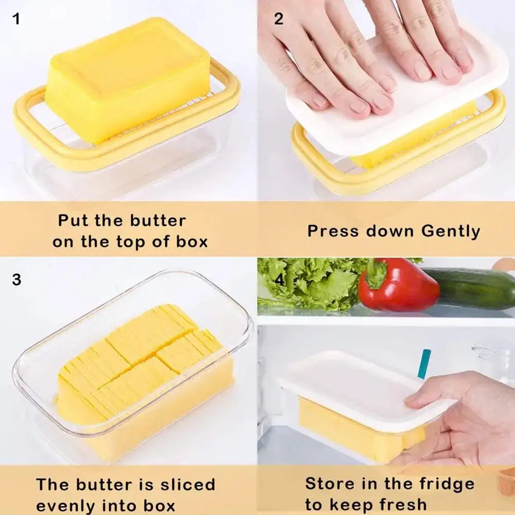 Butter Box With Lid Slicers