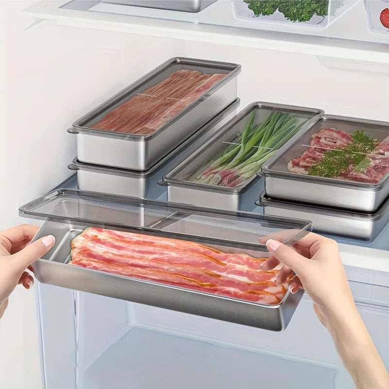 Stainless Fridge Organizer - 2L