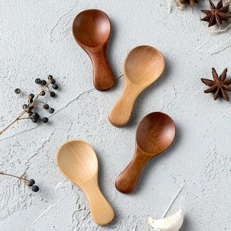 4Pcs Mini Wooden Spoons Set