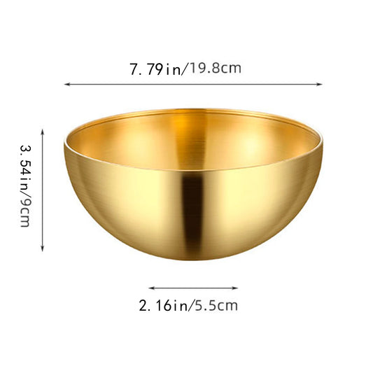 Gold Salad Bowls
