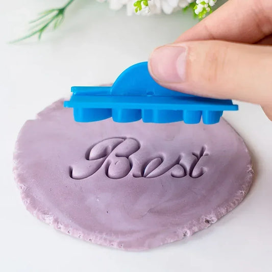 1 Set Cake & Baking Words Cookie Stamp