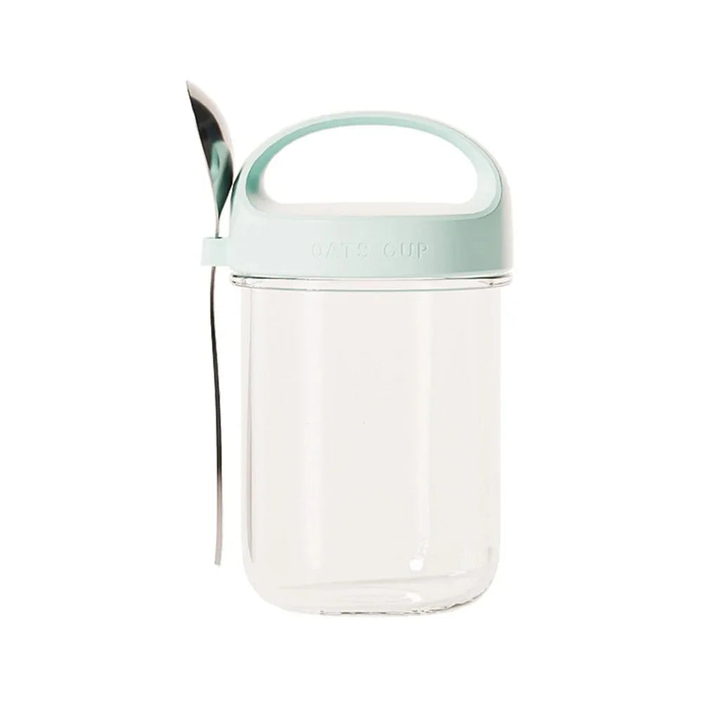 430ML Overnight Oat Cup Glass With Spoon