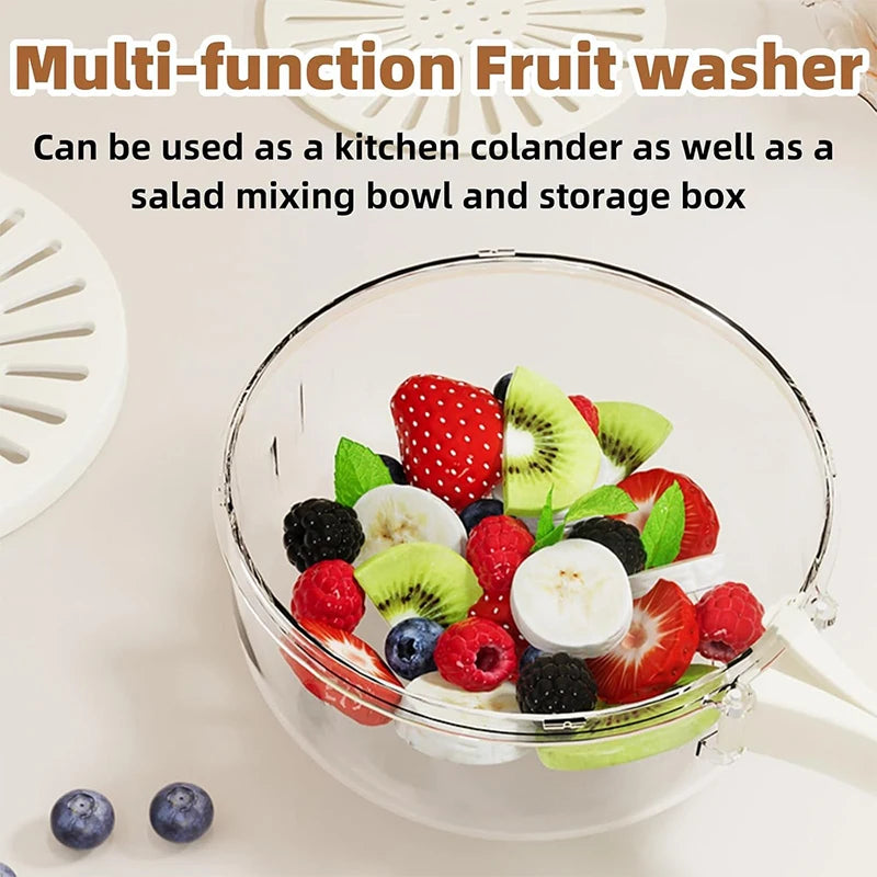 Fruit Strainer with Storage Lid
