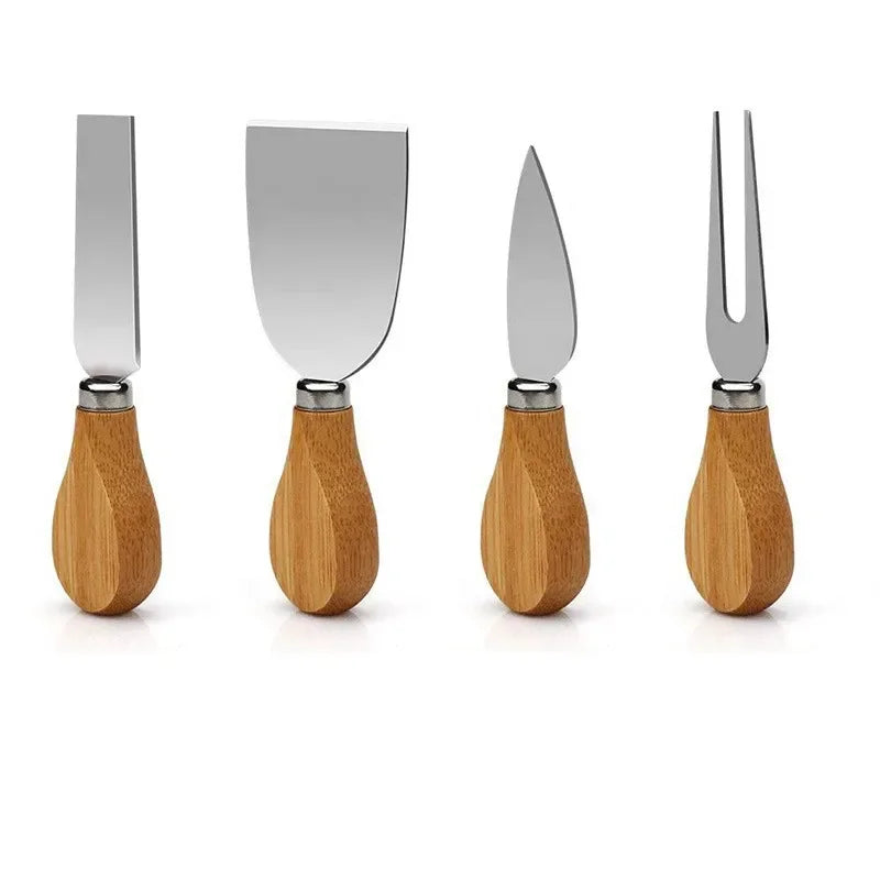 Bamboo Cheese Board & Knife Set