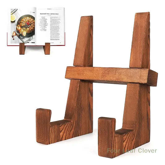 Wooden Recipe Book Stand