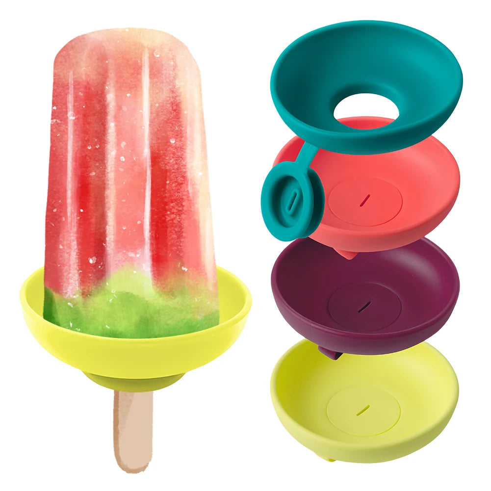 Drip-Proof Ice Cream Cups - 4 pieces