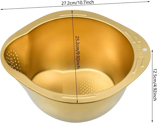 Gold Fruit & Veg Strainer